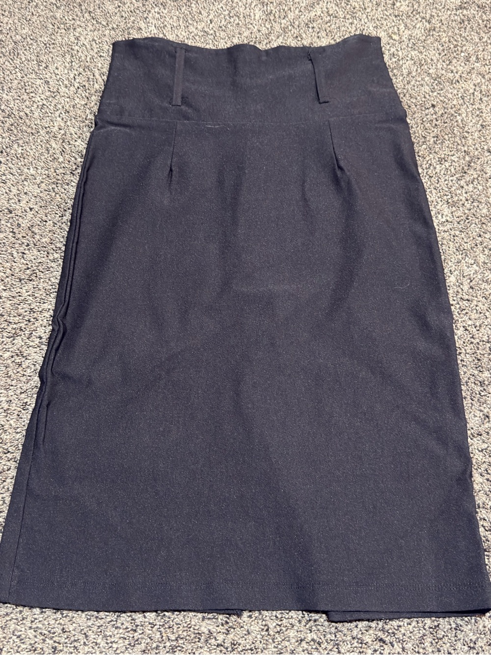 Love Tree Black High-Waist Pencil Skirt